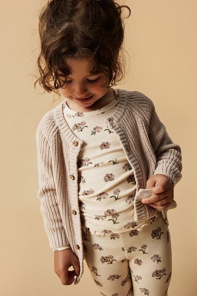 Lil' Atelier Mini Strickjacke Langarm