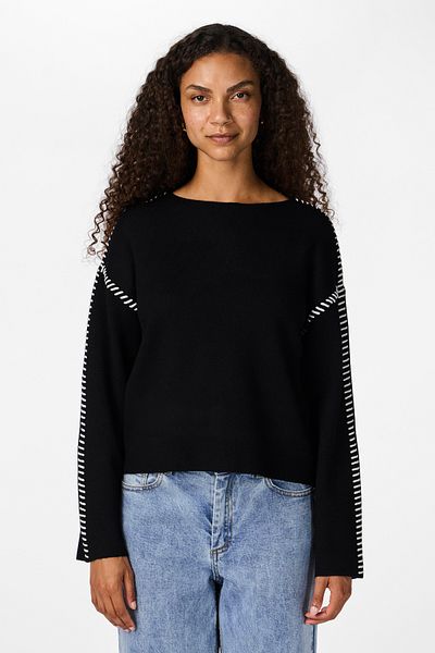 YAS. Pullover Damen/Mädchen Schwarz