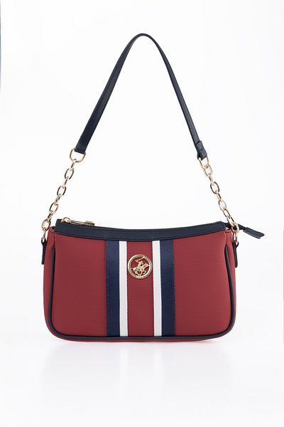 Beverly Hills Polo Club حقيبة كتف نسائية حمراء 05BHPC8000