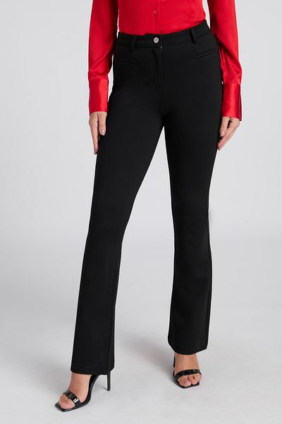 Guess LENA SEXY FLARE PANT - NEW RECYCLED MERCY PONTE 380