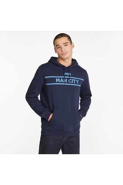 Puma MCFC FtblLegacy Hoody Peacoat-Team Light