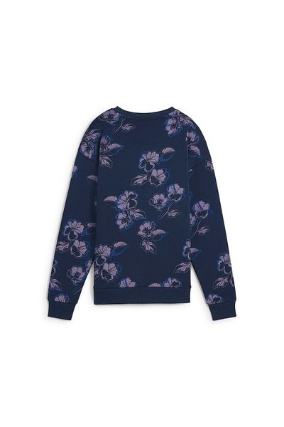 Puma ESS+ FLORAL VIBES AOP Crew FL Club Navy