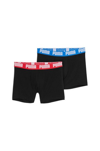 Puma Short Sleeve Basic Boxers - 2 Pack Black