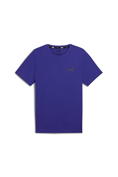 Puma تي شيرت بشعار صغير من ESS Lapis Lazuli