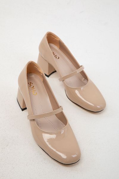 SOHO Klassische Damenschuhe mit Absatz aus Lackleder – Ten 19721