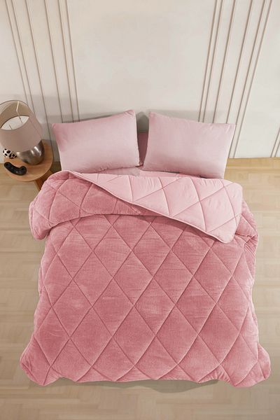 Formeya King Size Luxury Powder Double Sided Wellsoft Quilt