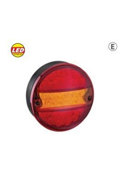 Mars Stop Lambası 24v Fonksıyonel Ortası Sarı Ledlı Kamyon Stop 720101