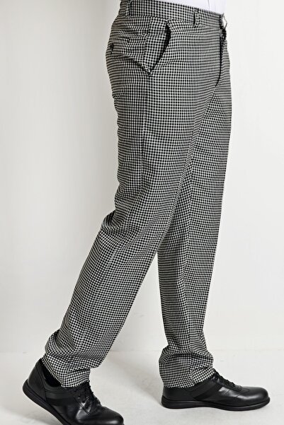 ModaCanel Fashion Canel Cook Trousers Large Check