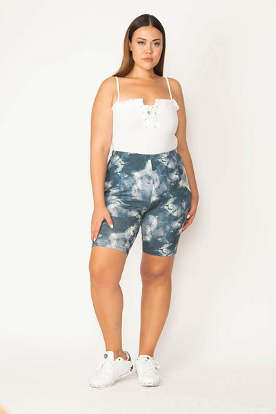 Şans Plus Size Shorts & Bermuda - Multi-color - Normal Waist