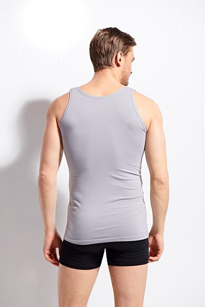 Kolcu Sleeve Men's Combed 100% Cotton Premium Quality Gray Undershirt