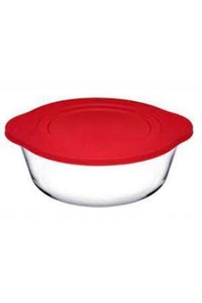 Paşabahçe Borcam Round with Silicone Cover 59001 2100 cc
