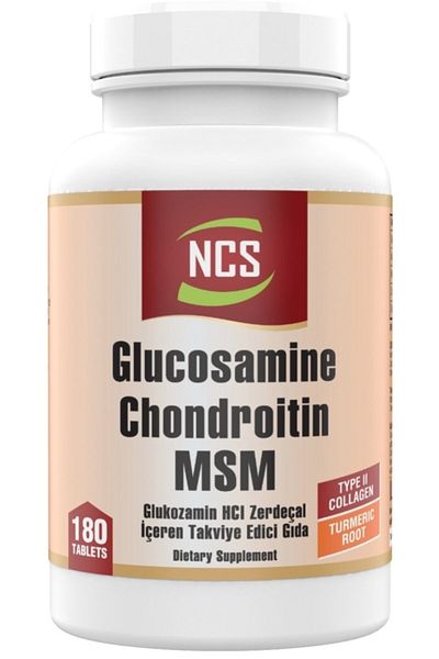 NCS Glucosamine Chondroitin Msm 180 Tablets X 3 Boxes of Glucosamine