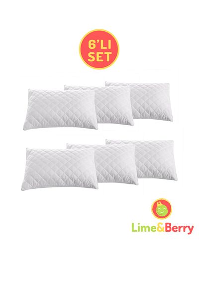 Lime and Berry Set de 6 Lime&Berry - Saltele de protectie matlasate, 50x70 Cm