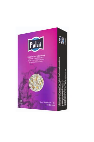 Pufai Slim Ve Süper Slim Sigara Filtresi Filtreli Sigara Ağızlığı 5 Mm 6 Mm 2...