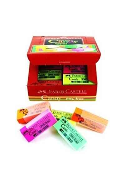 Faber Castell Candy Plastik Kılıflı Silgi 30’lu