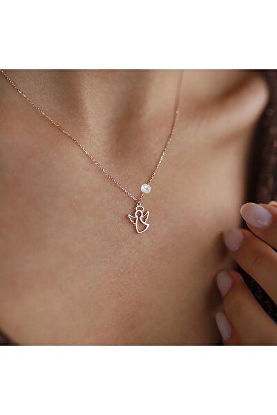 Altın Sepeti İncili Melek Altın Kolye