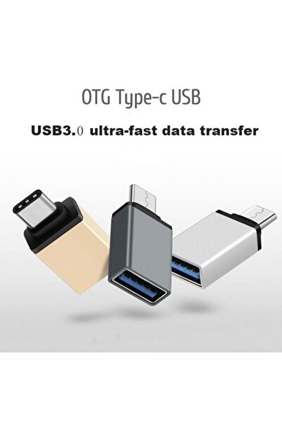 Upjaks Usb 3.1 Type-c Otg Çevirici Usb C Otg Samsung S8 Lg G5 General Mobile Gm 5 Plus Macbook