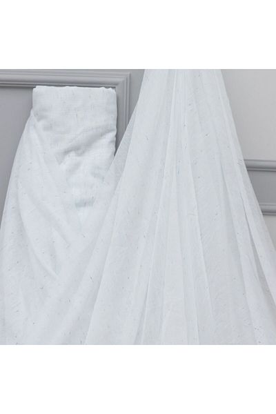 LEVENT ÖZEL Linen Tulle Curtain Fabric 100x290 Tulip