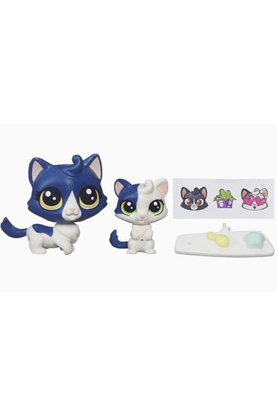 Littlest Pet Shop Minish And Cub Keena Catley,honeybelle Catley Minishes Pet Shop Original Minishes Lps