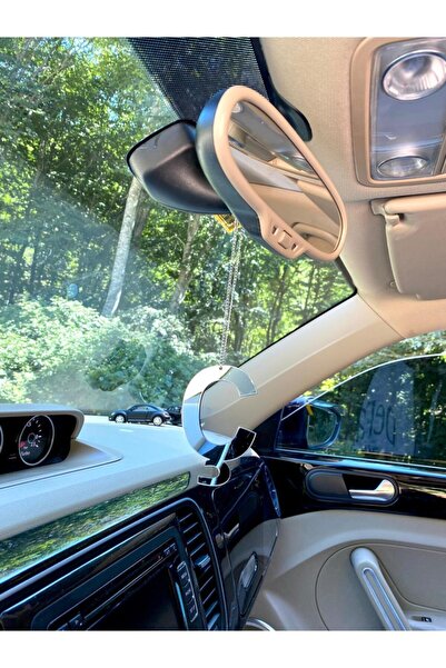 S&E TASARIM زخرفة الرؤية الخلفية للسيارات مرآة الرؤية الخلفية زخرفة حرف C مرآة بليكسي قلادة السيارات