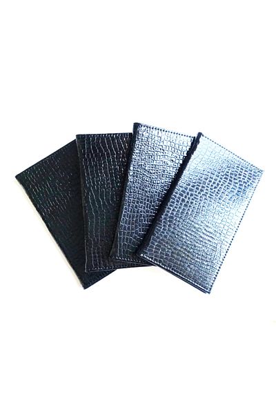 ViP GiFT Account Holder Bill Container Genuine Leather Black 12 X 20 Cm