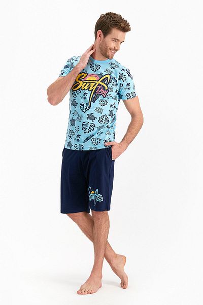 ROLY POLY Ανδρικό κοστούμι βερμούδας Rolypoly Surf Day Aqua