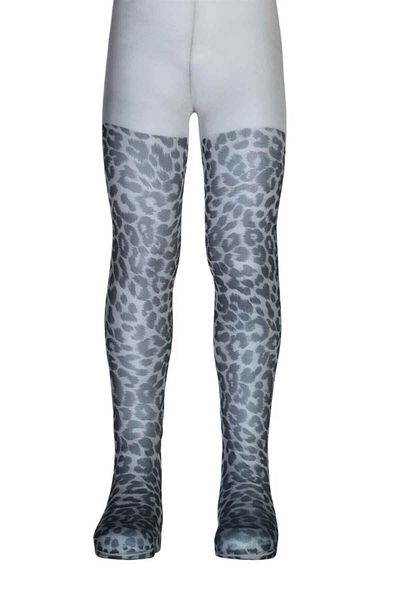 ÇORAPEVİ Gold Baby Leopard Patterned Pantyhose