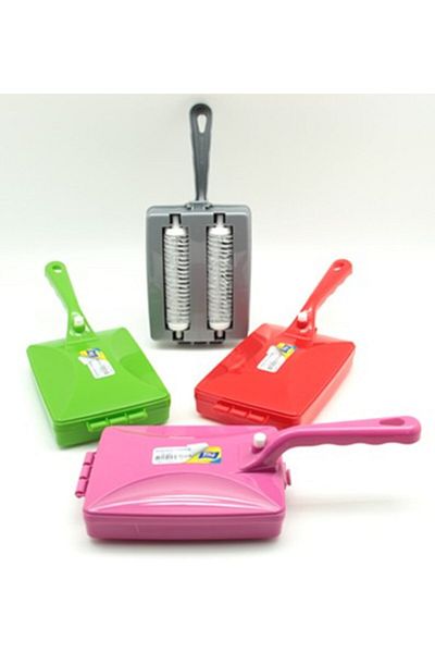 İndiriminVar Double Brush Handle Dust Container Crumb Cleaning Purse