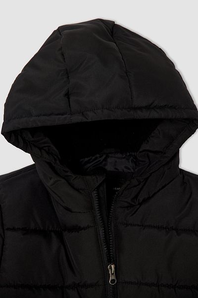 DeFacto Boy's Hooded Fleece Coat