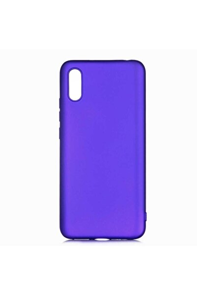 Nezih Case Xiaomi Redmi 9a Uyumlu (SOFT TASARIM) Yumuşak Silikon Kılıf Saks Mavi