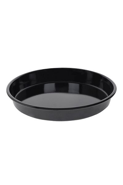 HAZARPAZAR Enamel Tray Black 28 Cm