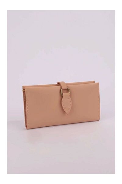 efnanstore Powder Women's Wallet with Soft Leather Buckle and Multiple Compartments