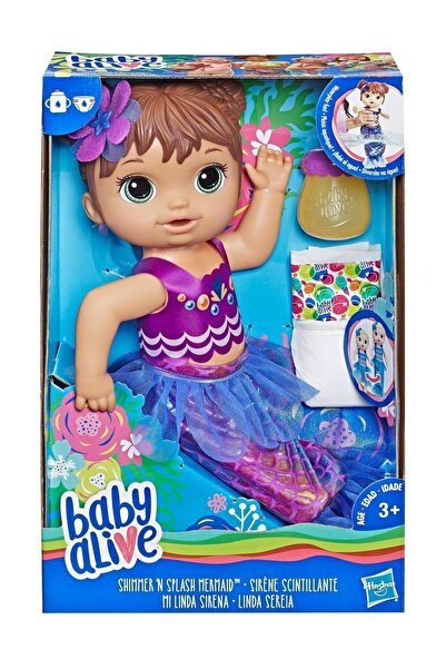 Baby Alive Deniz Kızı Bebeğim Kumral E3691