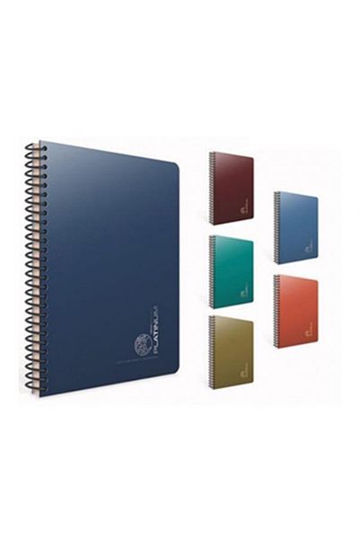 Gıpta Caiet de note cu 80 de coli, cu spirală, cu copertă rigidă, A4 Platinum
