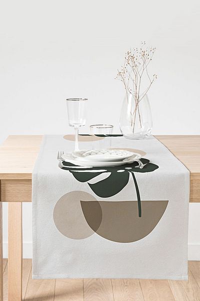 Realhomes Μοντέρνο Suede Runner με ψηφιακή εκτύπωση ειδικής σχεδίασης