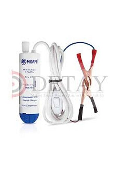 Midapo 12 Volt 1/4" Mini Dalgıç Pompa(Mazot,su Yada Süt Pompası)
