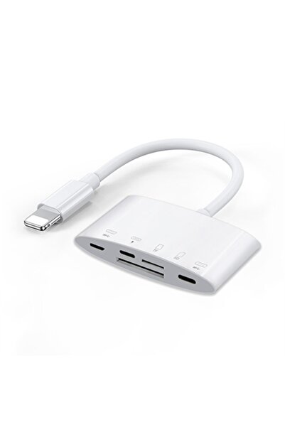 Ally Nk-1040+plus Iphone Lightning To Sd/tf Kart Usb Kamera Adaptörü Uyumlu