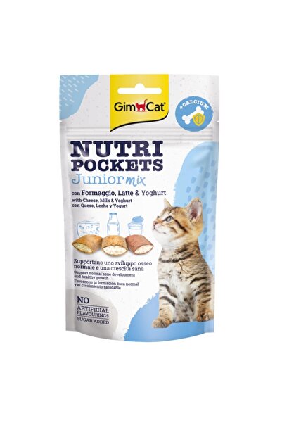 Gimcat Nutripockets Junior Mix Kedi Ödül Tableti 60gr