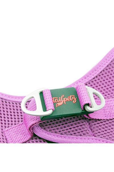 Tailpetz Air-mesh Purple Chest Collar L