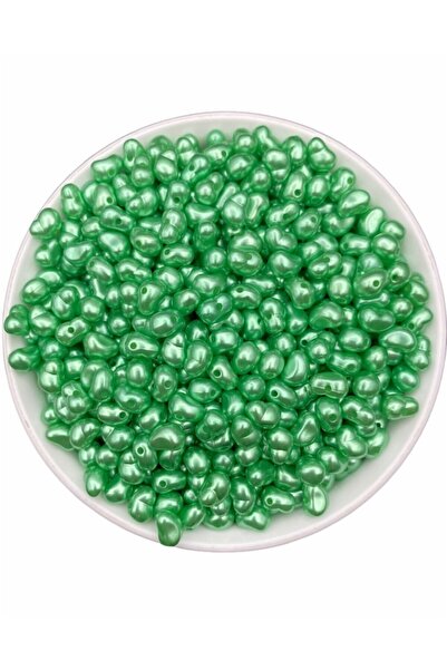 Hedef Bijuteri 50 جرام لون أخضر حبات لؤلؤ باروكي فاخرة من البلاستيك عديم الشك...