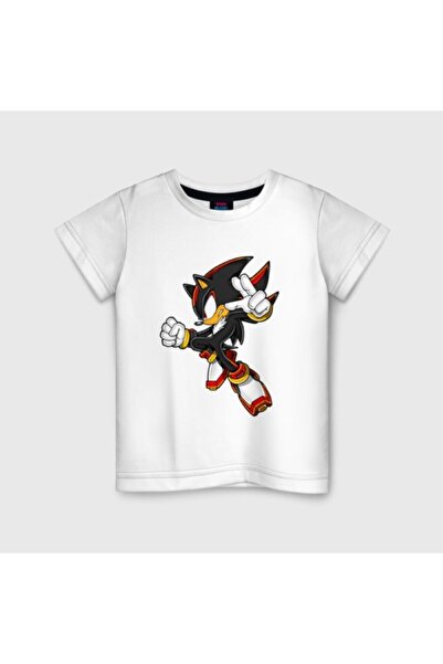 GALASHOP تيشيرت أطفال أبيض شادو سونيك 2 موديل 8874