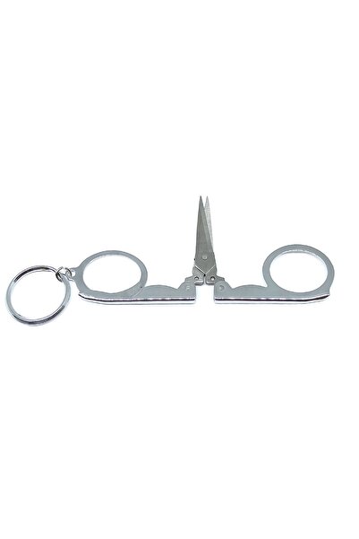 hiçdurmaal Metal Katlanan Makas Anahtarlık 1 Adet