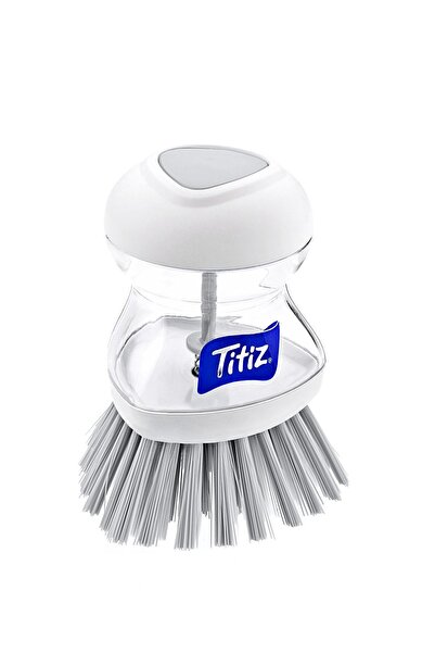 Titiz Βούρτσα πιάτων, βούρτσα αφαίρεσης λεκέδων με δοχείο απορρυπαντικού