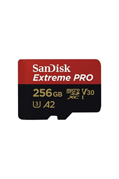 SanDisk Extreme Pro 256gb Micro Sdxc Uhs-ı U3 A2 V30 Hafıza Kartı Sdsqxcz-256...