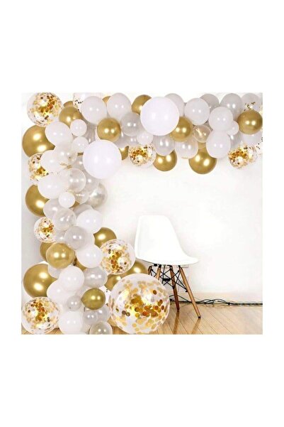 Genel Markalar Gold Beyaz Şeffaf Renkli Zincir Seti 5 m Zinciri Aparatı Pompası