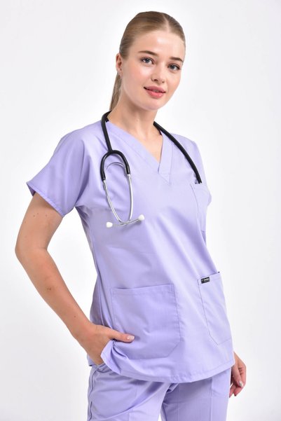 Owlet Medikal Set uniformă chirurgicală liliac