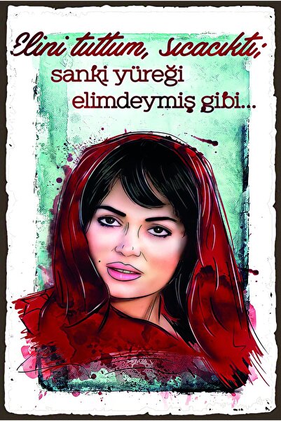 hediyeniburadabul Hbb Τουρκικό Κινηματογράφος Σταντς Μπουκάλας Ξύλινη Τράπεζα...