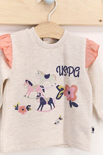U.S. Polo Assn. U.s. Polo Assn Kremmelanj Kız Bebek Takımı
