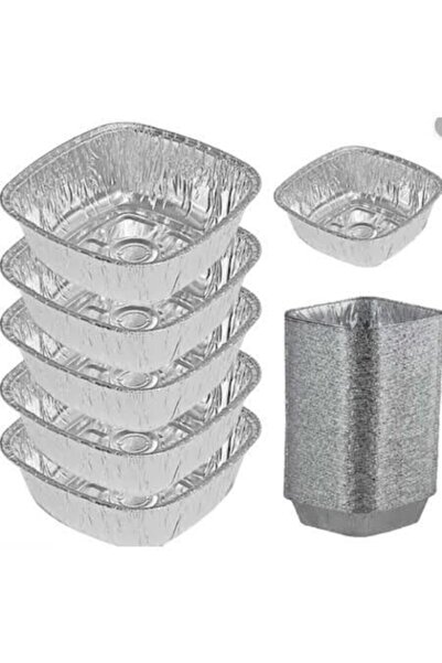 YALOVA AMBALAJ وعاء من الألومنيوم 50 قطعة