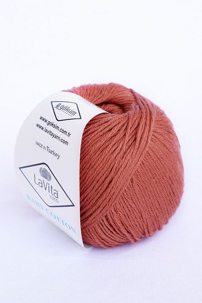 LaVita Yarn Βρεφικό βαμβάκι 50 gr Amigurumi, Punch, Κλωστή πλεξίματος χειρός, Πακέτο 5 Taka Yarn (OPEN TILE-3107)